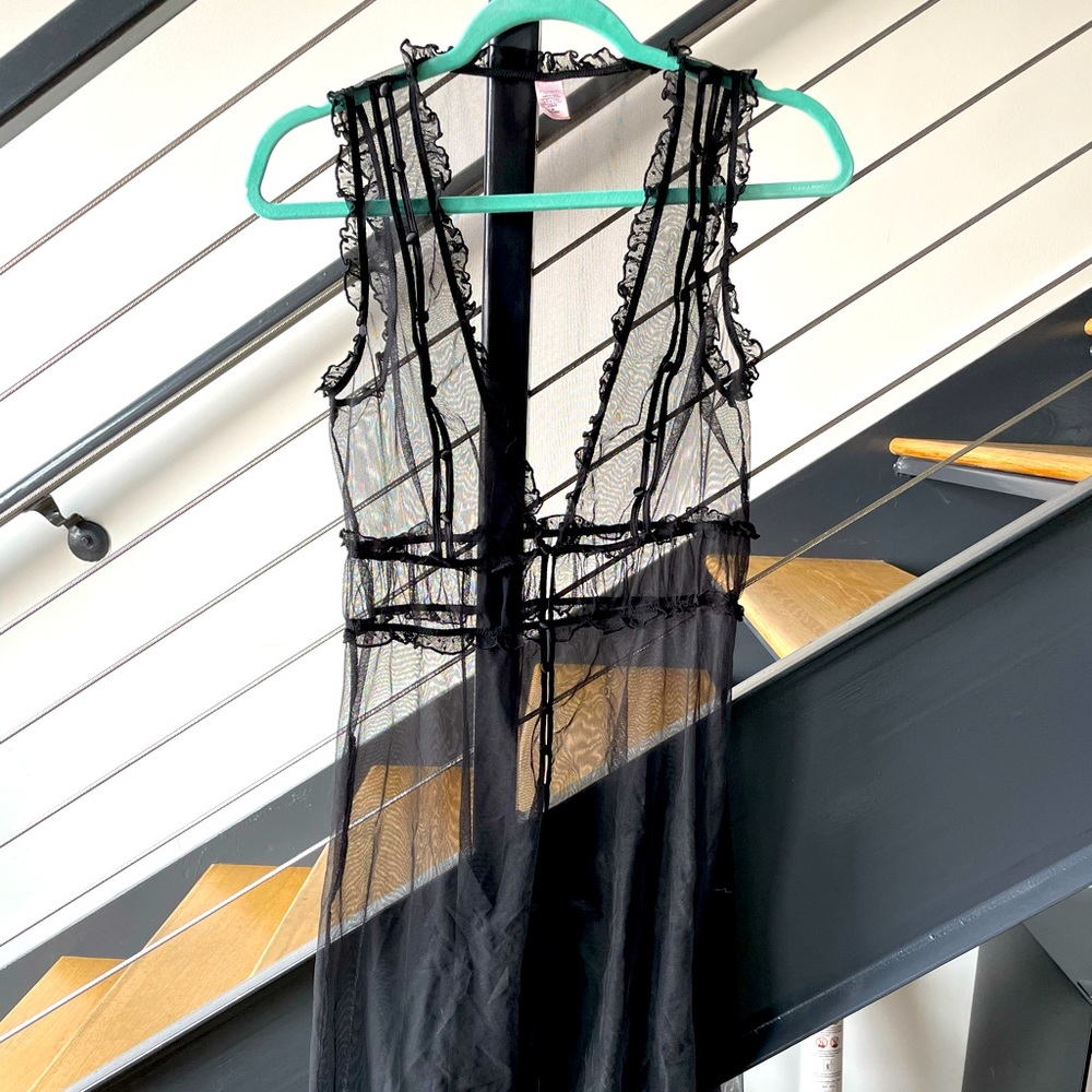 Sheer long VS dress